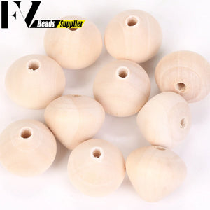 Natural Wood Beads Conical Shape Charms for Jewelry Making DIY Crafts