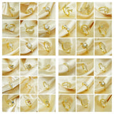Random Assorted Adjustable CZ Ring Snake Leaves Promise Rings for Women