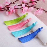 Earrings Tassel Pendant Crafts Diy Jewelry Making Bags Keychain Satin Fringe