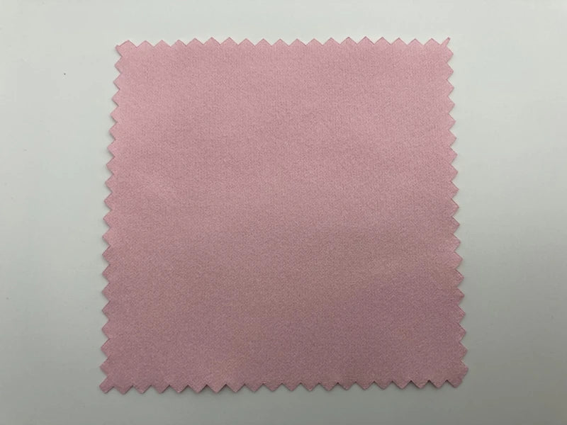 50PCS 8X8CM Pink Green Silver Polish Cleaning Wiping Cloth Opp Bags