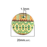 20mm Enamel Painting Pendant Charms For Jewelry Making