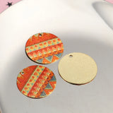 20mm Enamel Painting Pendant Charms For Jewelry Making