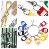 10 Pcs Silver Lobster Clasp Keychain Ring Swivel Handbag Straps Clasp