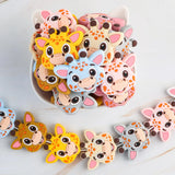 Giraffe Head Silicone Beads DIY Jewelry Making Baby Toy BPA Free
