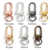 Stainless Steel Spring Buckles Dog Chain Snap Hook Carabiner 12X33MM