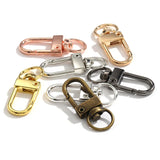 Stainless Steel Spring Buckles Dog Chain Snap Hook Carabiner 12X33MM