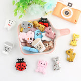 5/10 Animal Mix Silicone Beads DIY Necklace Jewelry