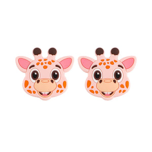 Giraffe Head Silicone Animal Beads DIY Baby Toy BPA