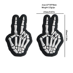 Cartoon Silicone Skull Hand Cow Goat Food BPA DIY Baby Teething Beads