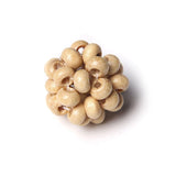 Wooden Beads Woven Earring Charms Geometric Pendant for Jewelry Making