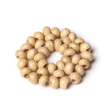 Wooden Beads Woven Earring Charms Geometric Pendant for Jewelry Making
