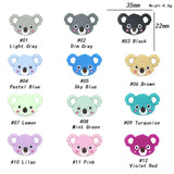 Silicone Animal Beads Mixed BPA DIY Pacifier Chain