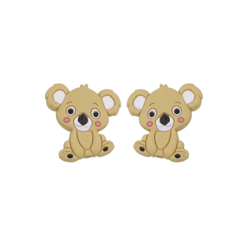 Silicone Animal Beads Mixed BPA DIY Pacifier Chain