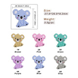 Silicone Animal Beads Mixed BPA DIY Pacifier Chain