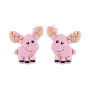 5/10 Pcs Silicone Animal Beads Food Silicone Tooth Beads DIY Pacifier Chain BPA