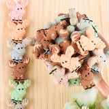 5/10 Pcs Silicone Animal Beads Food Silicone Tooth Beads DIY Pacifier Chain BPA