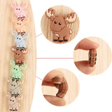 5/10 Pcs Silicone Animal Beads Food Silicone Tooth Beads DIY Pacifier Chain BPA