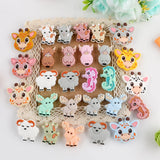 10 Pcs Silicone Beads Animal Jewelry Making DIY Bracelet Accessories