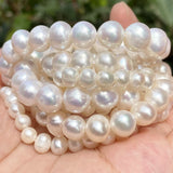 5-10 mm Freshwater Pearl Beads Round Loose Spacer Beads for Jewelry Making