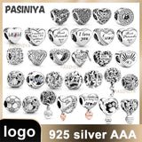 925 Sterling Silver Pendant Bracelet for Women with DIY Stone