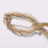 10M/Lot Long Open Link Ring Extension Chains for DIY Jewelry Making