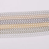 10M/Lot Long Open Link Ring Extension Chains for DIY Jewelry Making