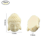 5-10PC Buddha Head Coral Beads for DIY Jewelry Making