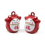 Christmas Pendant Zinc Alloy Cat Bell Beads for Home Decoration