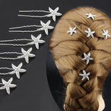 Starfish Hair Clip Pin Wedding Bride Girl Hair Comb Hair Ornaments