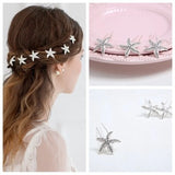 Starfish Hair Clip Pin Wedding Bride Girl Hair Comb Hair Ornaments