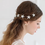 Starfish Hair Clip Pin Wedding Bride Girl Hair Comb Hair Ornaments