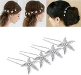 Starfish Hair Clip Pin Wedding Bride Girl Hair Comb Hair Ornaments