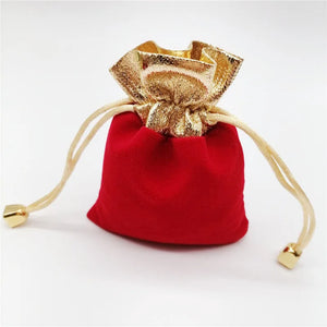 Velvet Gift Bags Drawstring for Christmas Wedding Party Favor Bags
