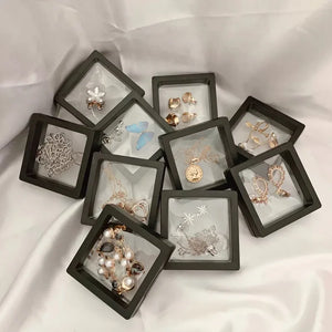 3D Floating Picture Frame Shadow Jewelry Box Display Stand