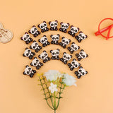 Chinese Panda Silicone Teether Chewing Beads DIY Baby Toy