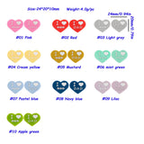 5/10Pcs Silicone Beads I LOVE MOM Dad DIY Jewelry Making Bulk