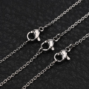 5-10Pcs/Lot 40 Stainless Steel Chains Choker Necklace For Women