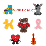 Silicone Beads Food Nursing Chewing Ribbon Love DIY Pacifier Chain Necklace
