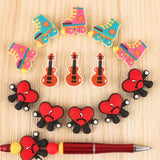 Silicone Beads Food Nursing Chewing Ribbon Love DIY Pacifier Chain Necklace