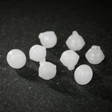 5/10Pcs Natural Stone Emerald Charms Lotus Flower Beads DIY Jewelry Making