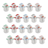 Silicone Christmas Focus Beads DIY Jewelry Making Bracelet Accessories