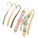 Retro Antique Bookmark Hairpin Alloy Metal Charm Pendant DIY Jewelry Accessories