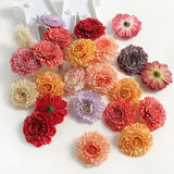 Silk Artificial Flowers Head Wedding Wall Decoration DIY Candy Box Cake