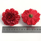 Silk Artificial Flowers Head Wedding Wall Decoration DIY Candy Box Cake