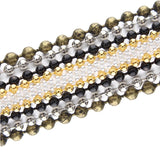 1.2/1.5/2/2.4mm Ball Bead Chain DIY Iron Necklace Bracelet Link Key Chain