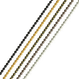 1.2/1.5/2/2.4mm Ball Bead Chain DIY Iron Necklace Bracelet Link Key Chain
