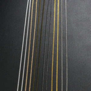 10m Rhodium Bronze Necklace Chains Bulk Jewelry Making Findings