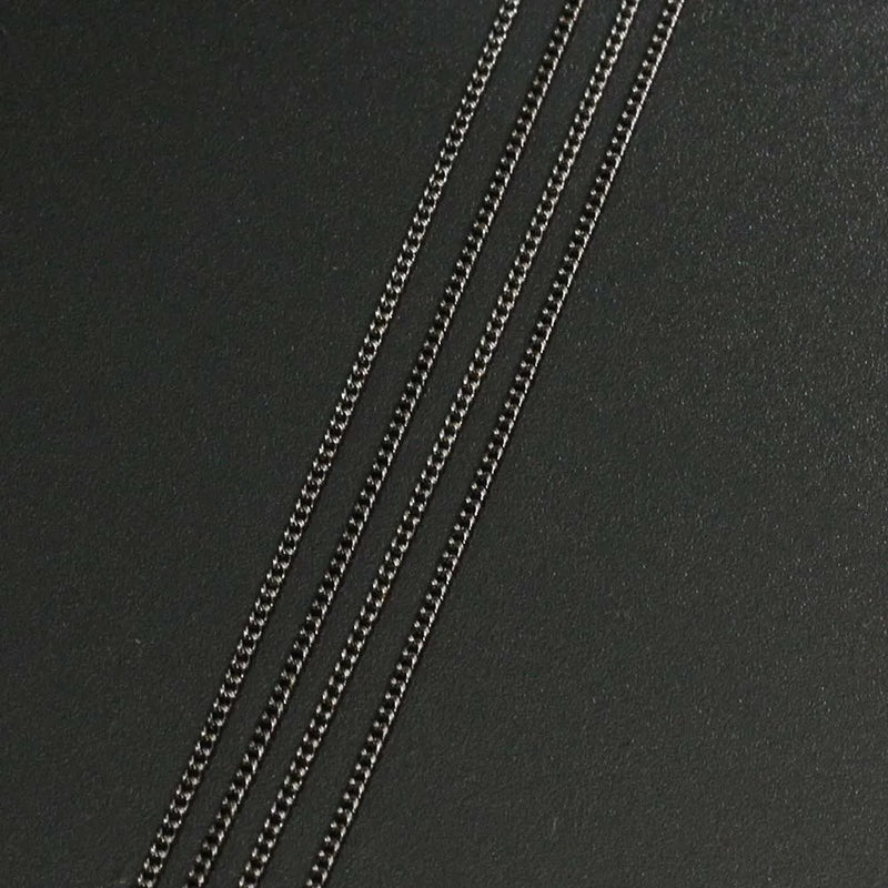 10m Rhodium Plated Chain Brass Necklace DIY Jewelry Making Supplies