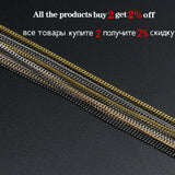 10m Rhodium Plated Chain Brass Necklace DIY Jewelry Making Supplies