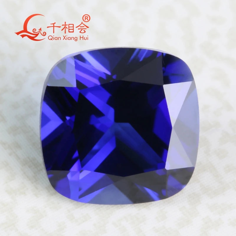 5-10mm 34# Synthetic Corundum Sapphire Loose Stone for Jewelry Making